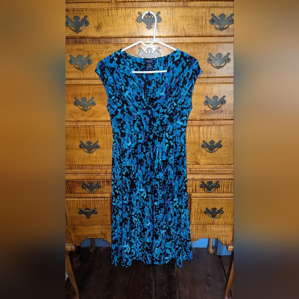Blue Chaps Dress Small